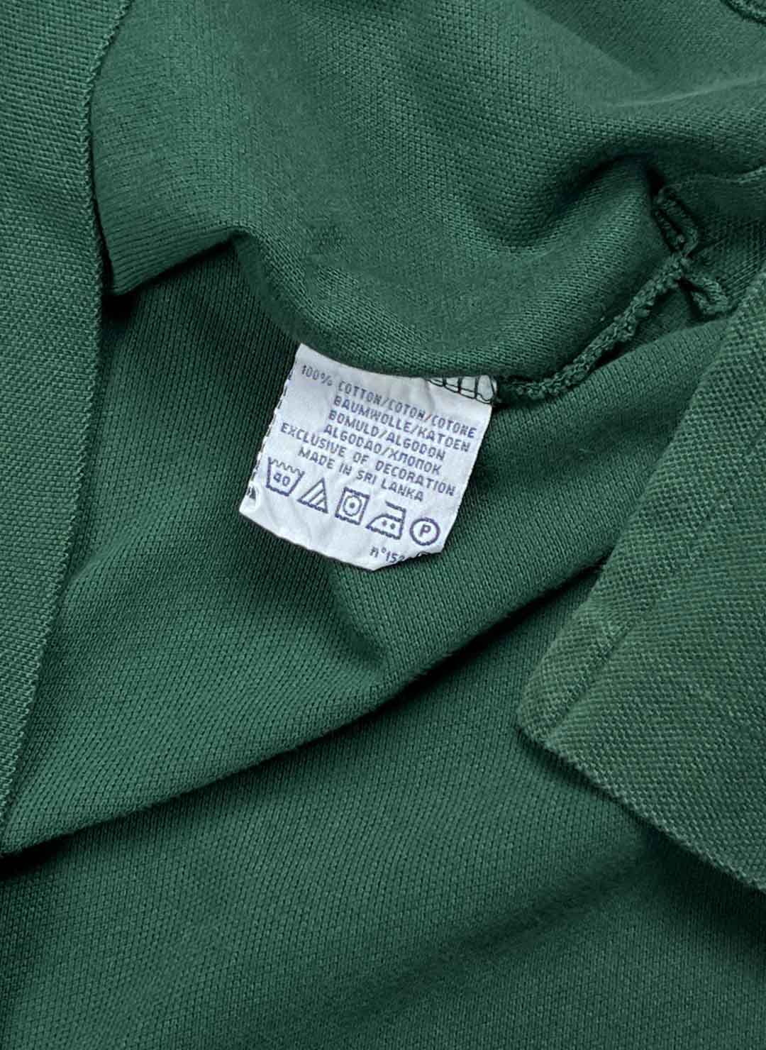 Vintage Polo Ralph Lauren Longsleeve Poloshirt grün – Bild 3