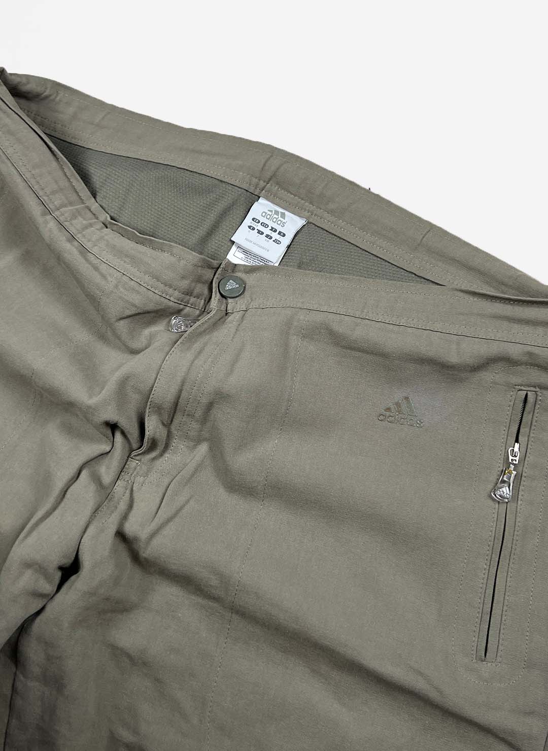 Vintage Adidas Y2K Utility Pants oliv – Bild 4