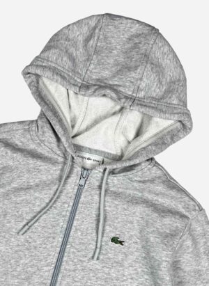 Lacoste Sport Zip-Hoodie grau