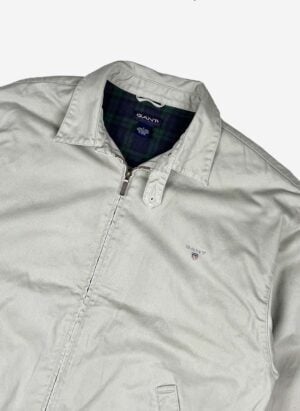 Vintage Gant Lined Harrington Jacke grau
