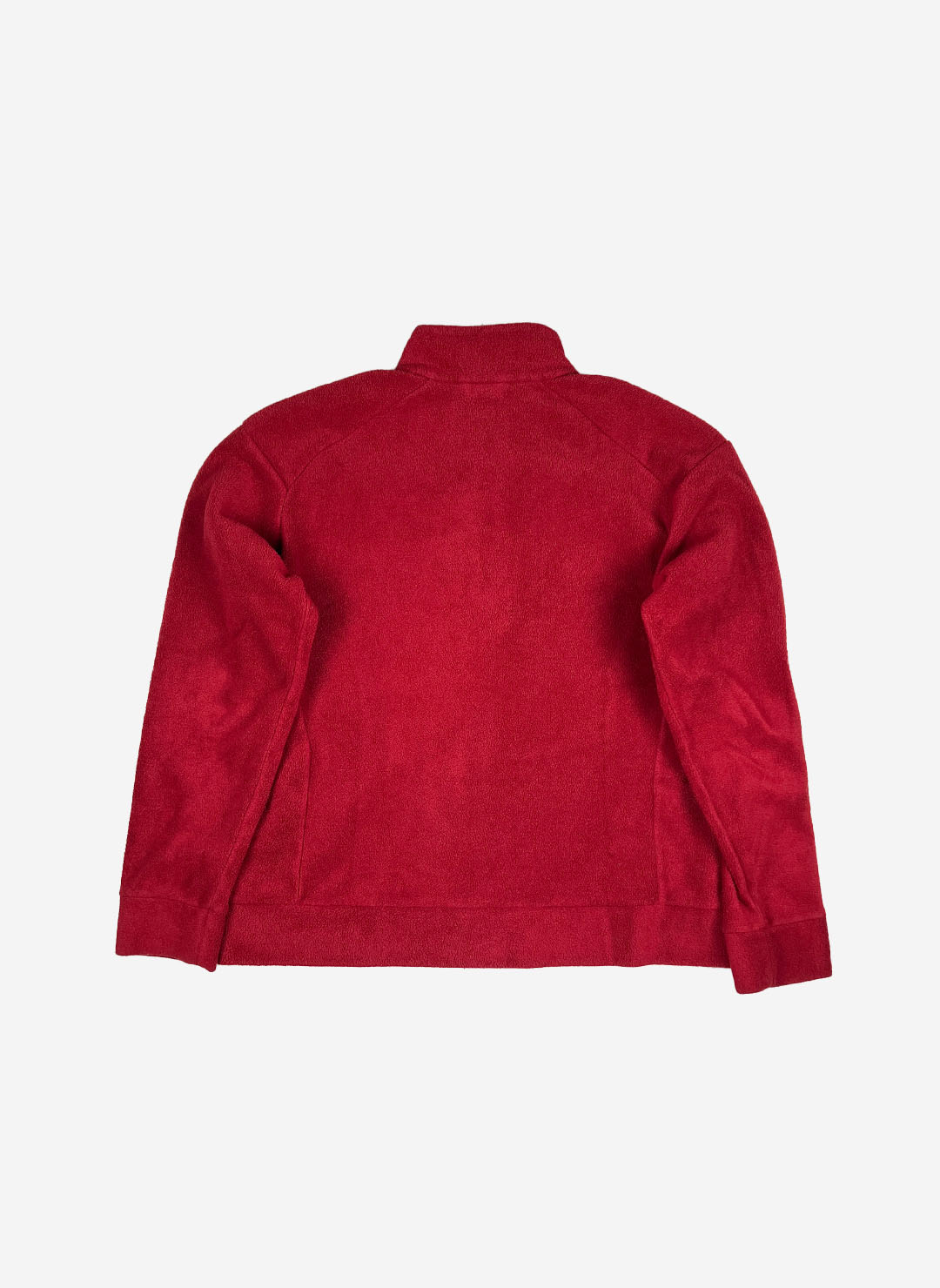 Vintage Y2K Adidas Damen Fleecejacke rot – Bild 3