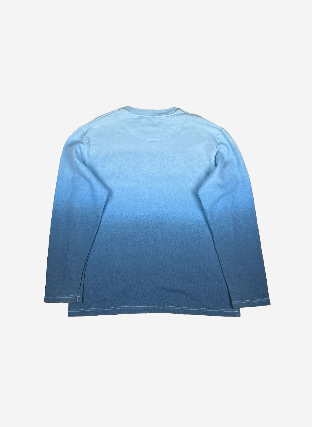 Vintage 90s Energie Gradient Sweater blau – Bild 3