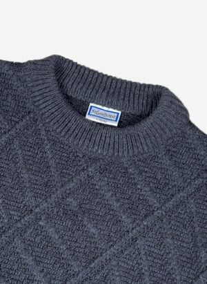 Vintage 90s Yves Saint Laurent Wollpullover grau