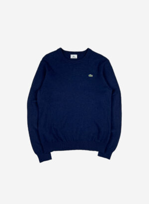 Vintage Lacoste Wollpullover navy
