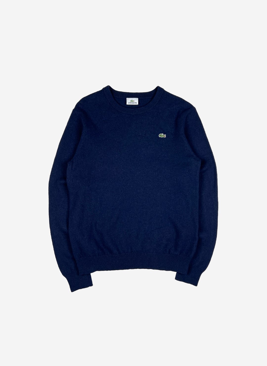 Vintage Lacoste Wollpullover navy