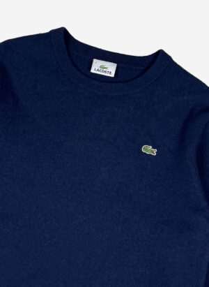 Vintage Lacoste Wollpullover navy