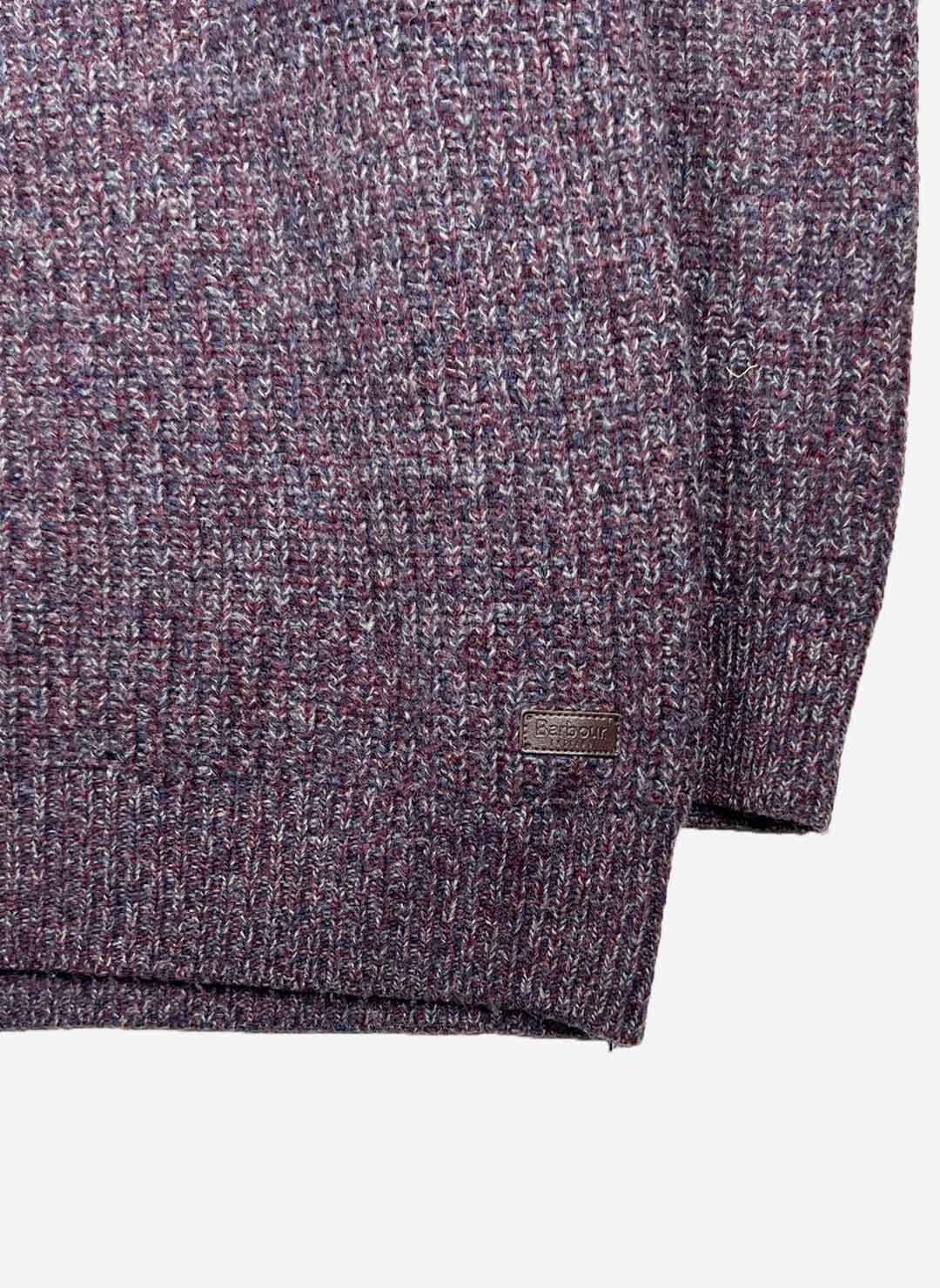 Vintage Barbour Wollpullover lavendel – Bild 3