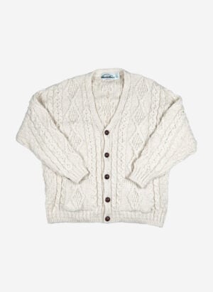 Vintage Woll Cardigan creme