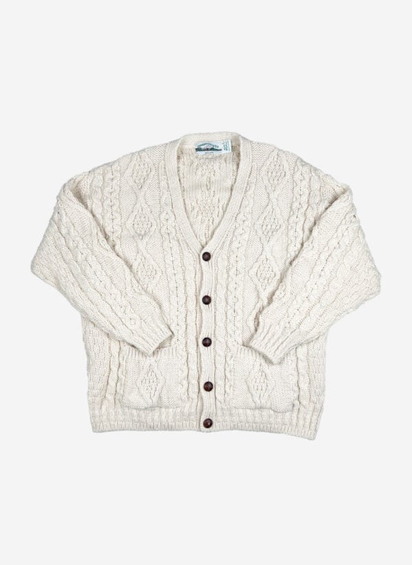 Vintage Woll Cardigan creme