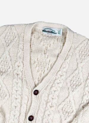 Vintage Woll Cardigan creme