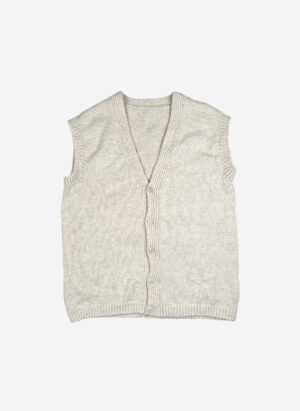 Vintage Woll Strickweste handmade