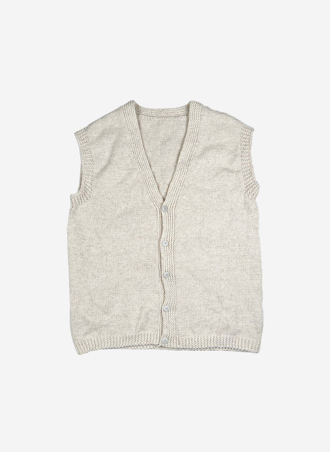 Vintage Woll Strickweste handmade