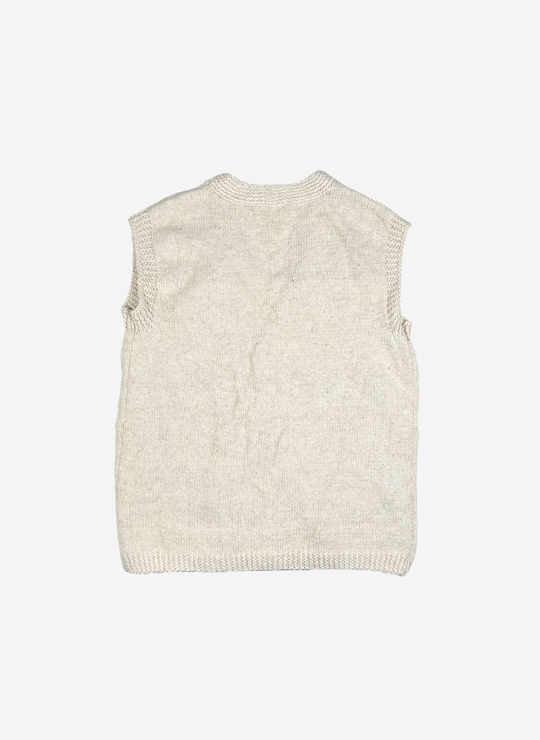 Vintage Woll Strickweste handmade – Bild 2