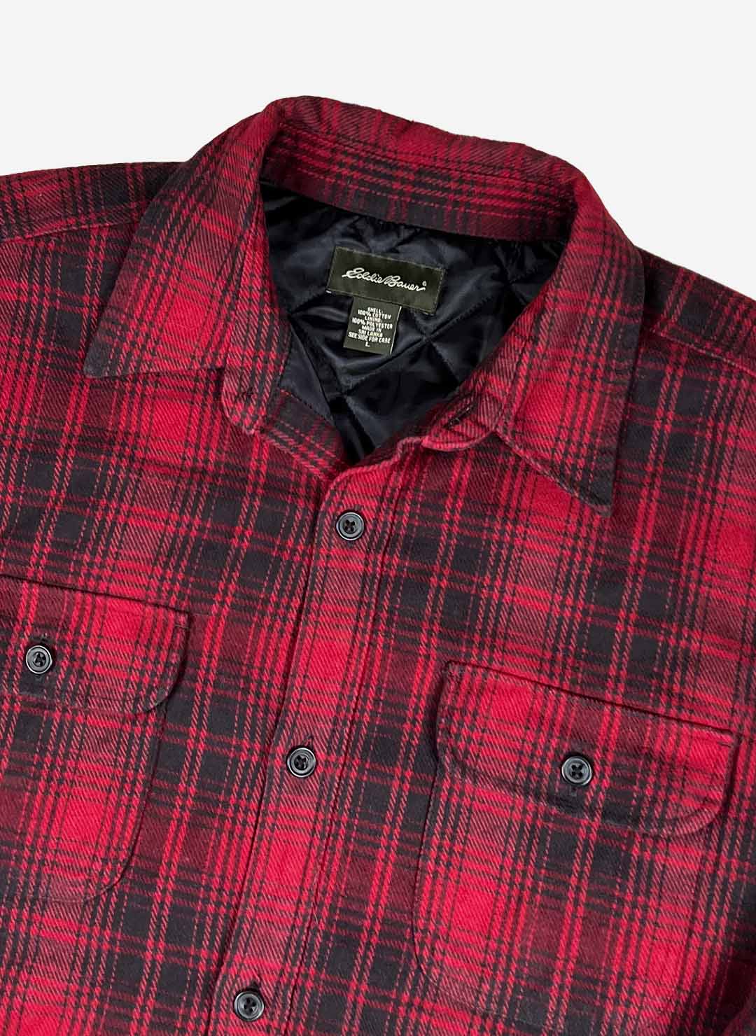 Vintage Eddie Bauer Lined Flanell – Bild 2