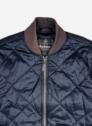 Vintage Barbour Steve McQueen Bomberjacke navy