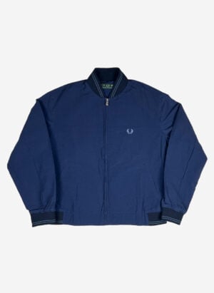 Vintage Fred Perry Windbreaker cropped navy