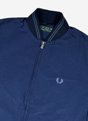 Vintage Fred Perry Windbreaker cropped navy