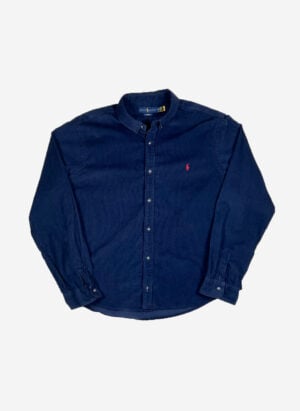 Ralph Lauren Cordhemd navy cropped