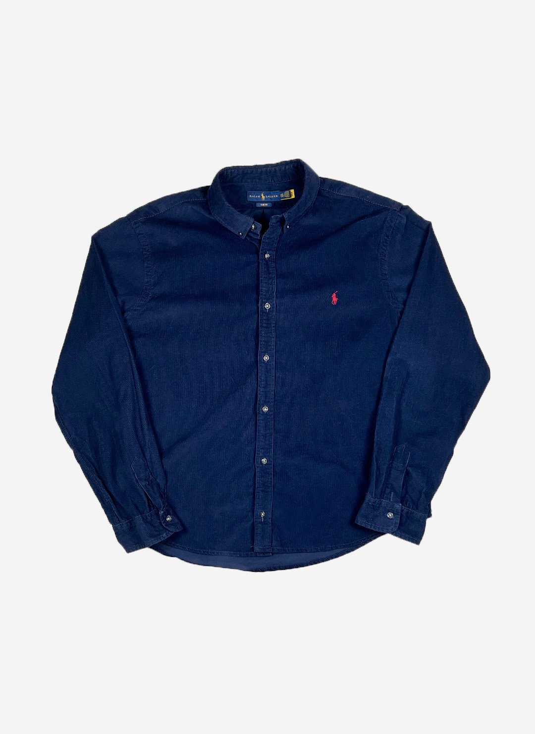 Ralph Lauren Cordhemd navy cropped