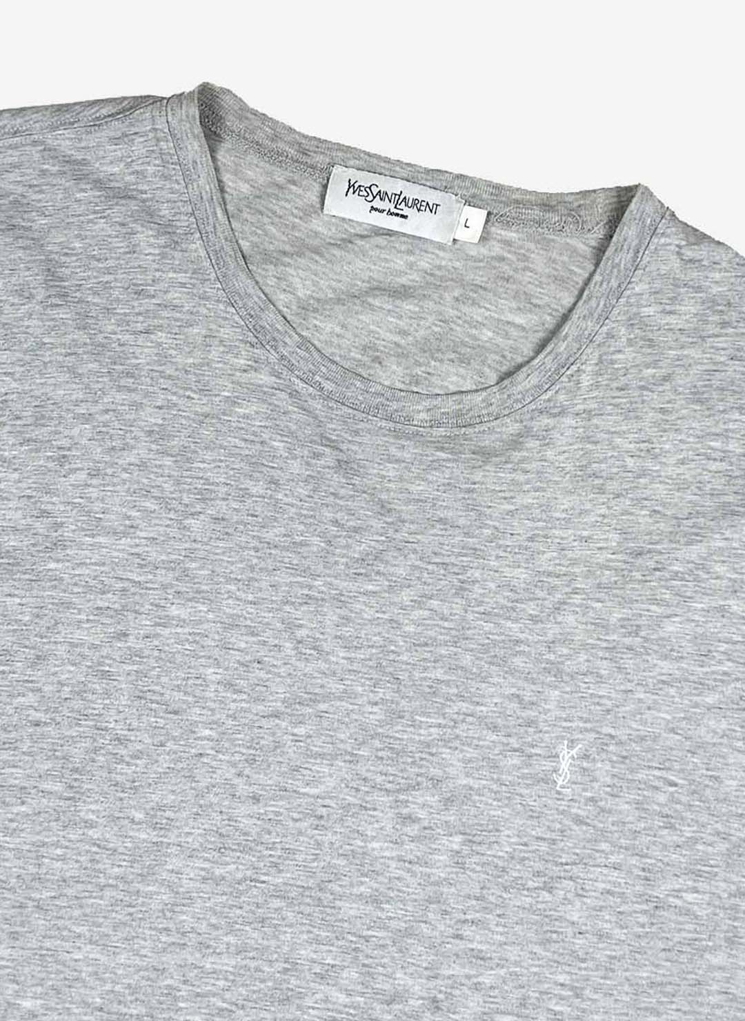 Vintage Yves Saint Laurent T-Shirt grau – Bild 2