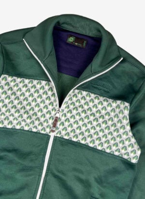 Vintage Energie Trainingsjacke grün