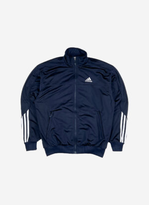 Vintage Adidas Y2K Trainingsjacke navy