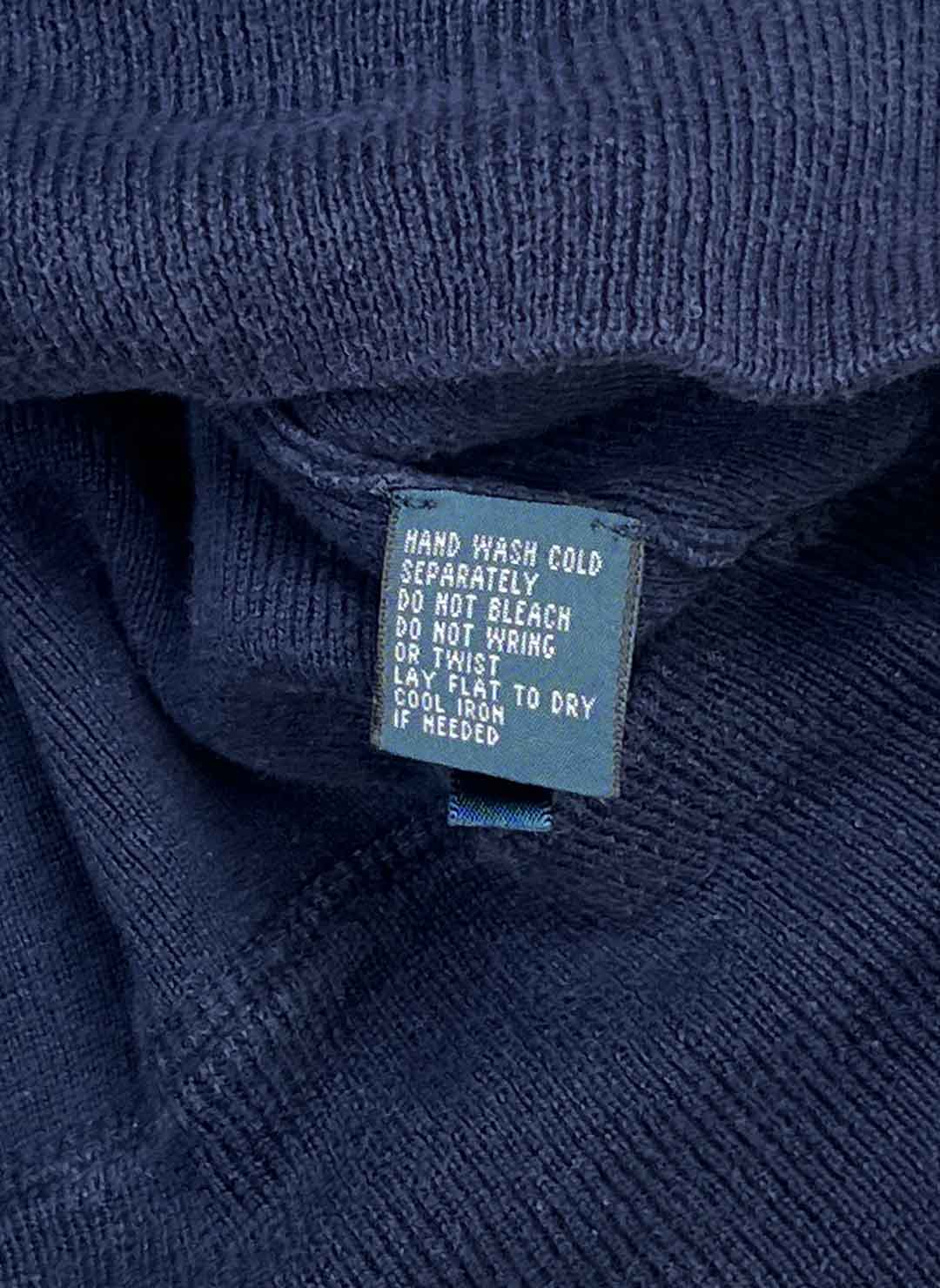 Vintage Polo Ralph Lauren Sweater navy – Bild 3