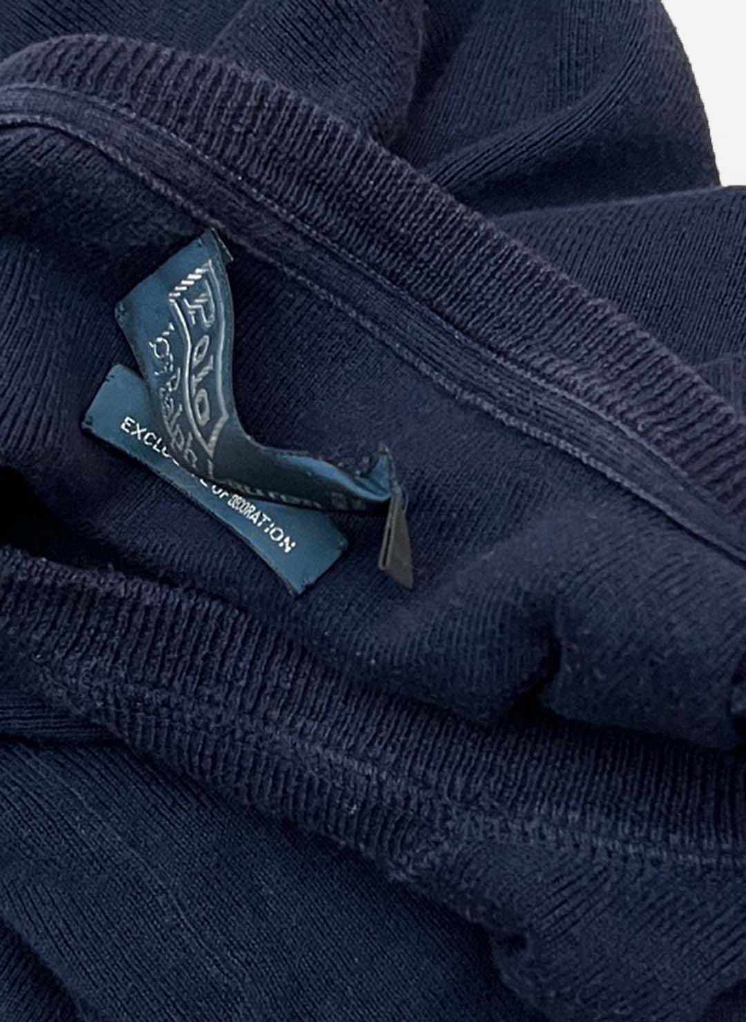 Vintage Polo Ralph Lauren Sweater navy – Bild 4