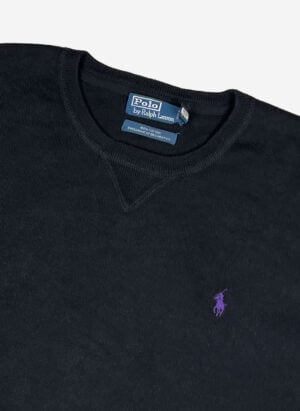 Vintage Polo Ralph Lauren Sweater schwarz