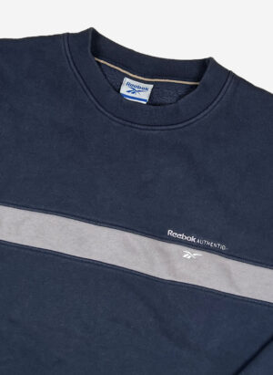 Vintage 90s Reebok Sweater navy