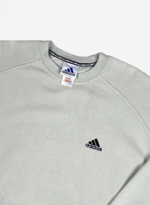 Vintage Y2K Adidas Sweater grau