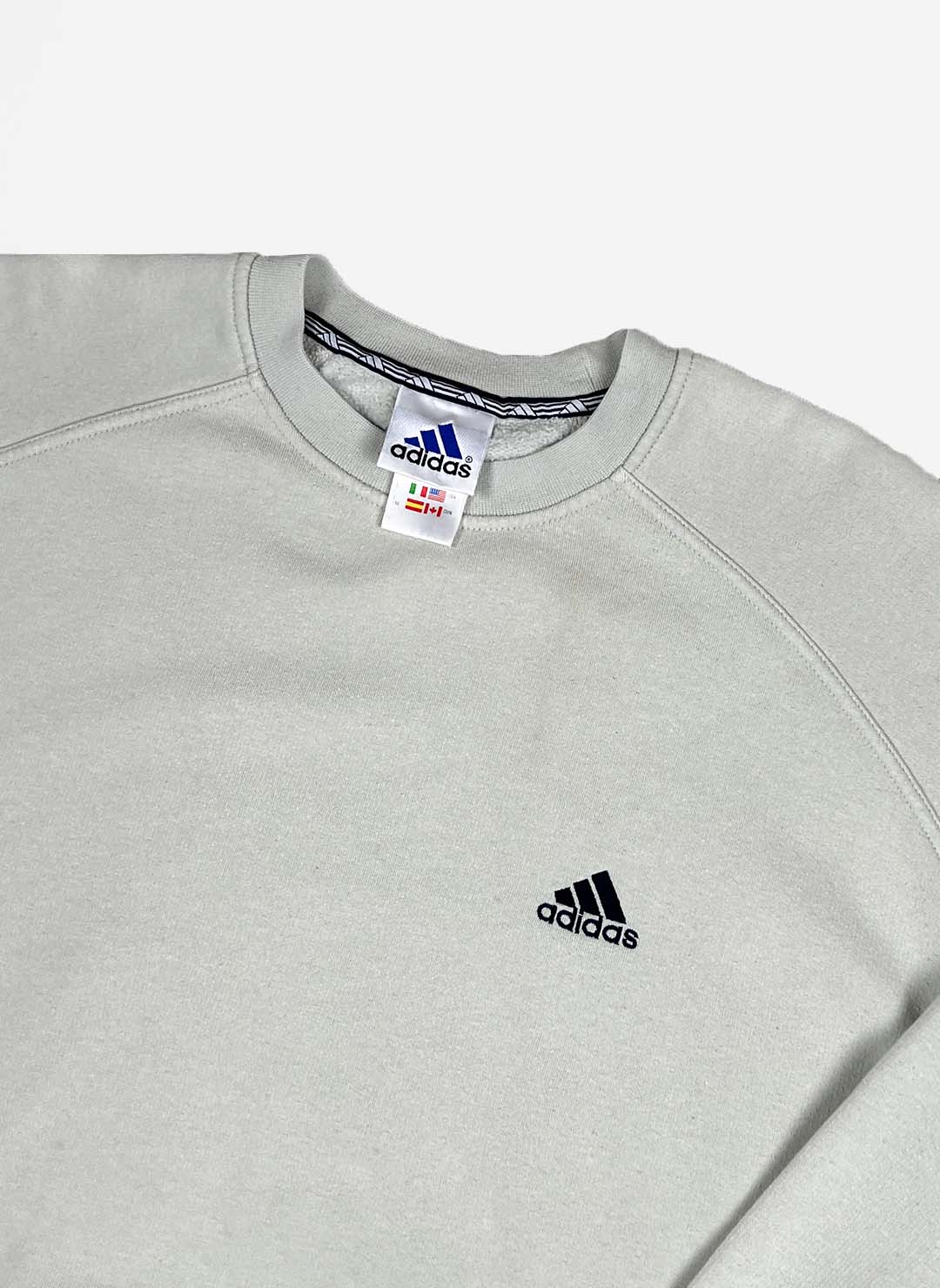 Vintage Y2K Adidas Sweater grau – Bild 2