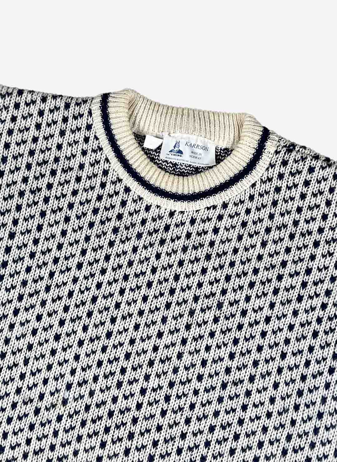 Vintage Karrson "Viking" Wollpullover – Bild 2