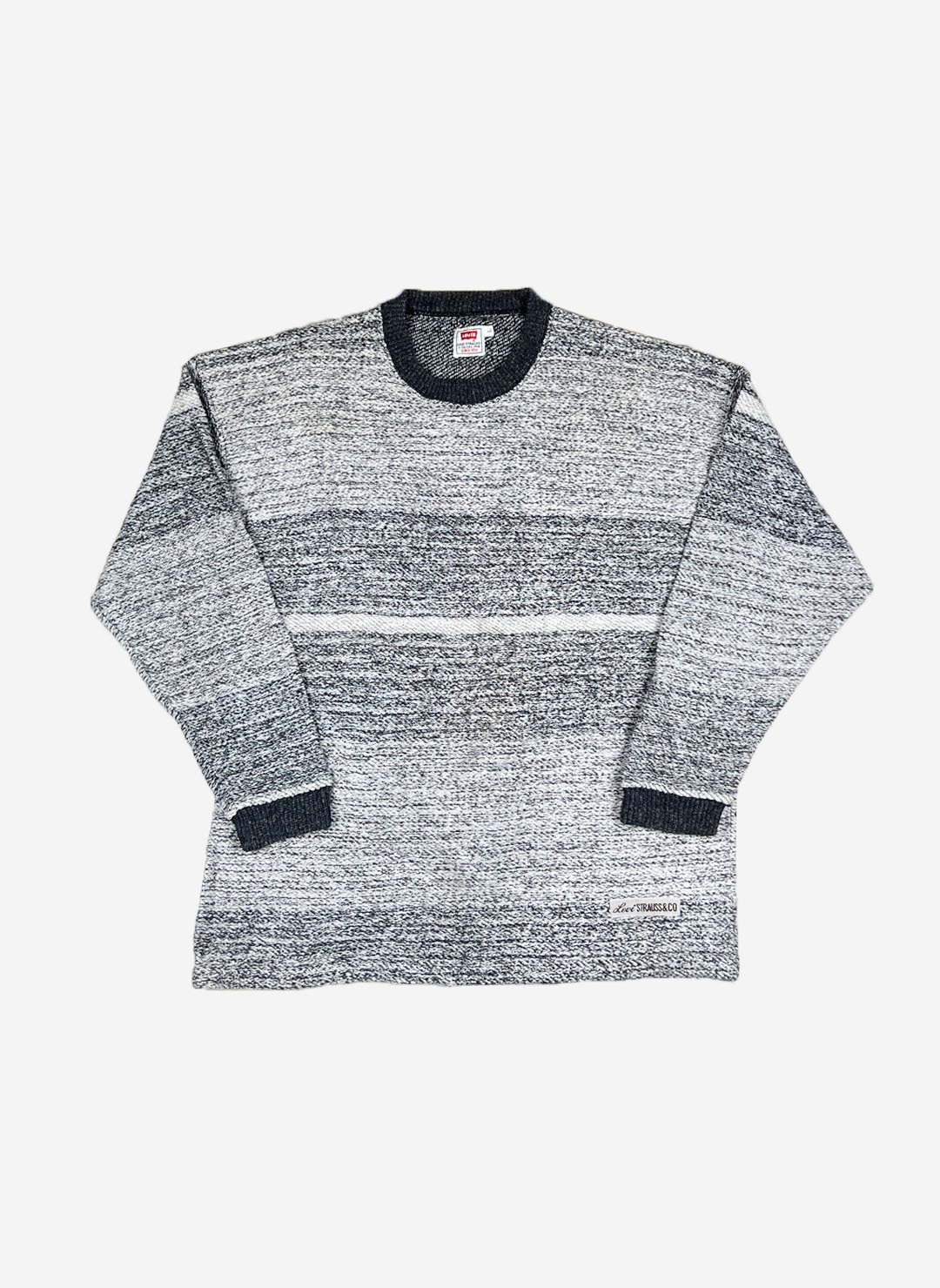 Vintage 90s Levi's Strickpullover grau