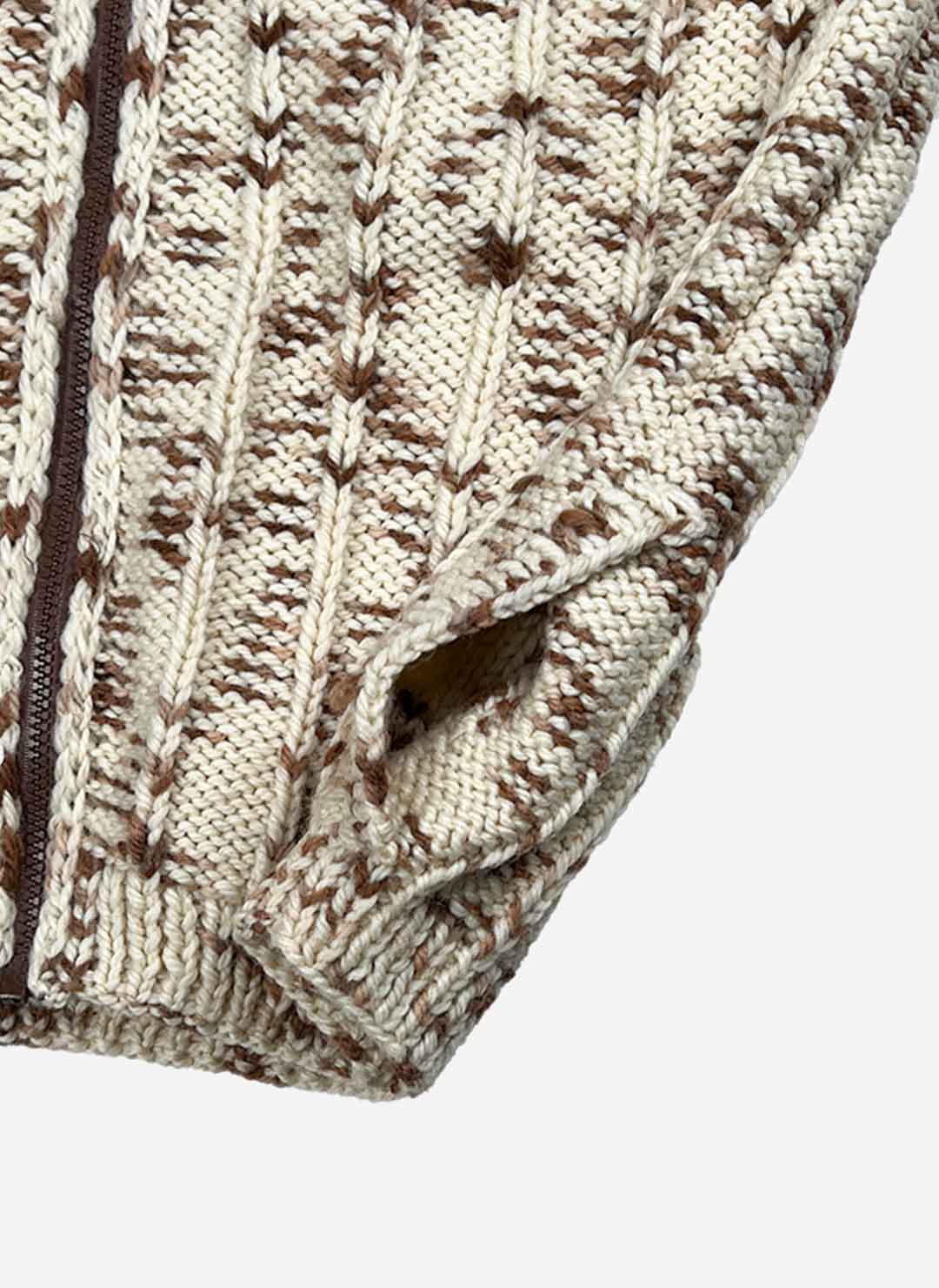 Vintage Handmade Strickjacke – Bild 5