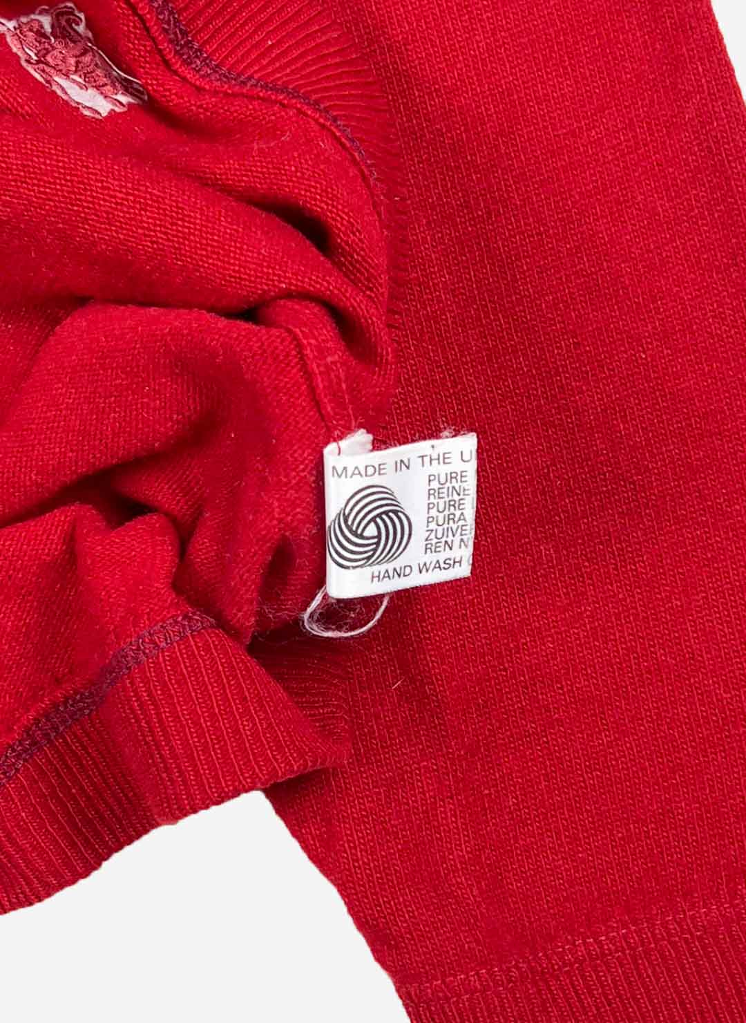 Vintage 90s Burberry Wollpullover rot – Bild 4
