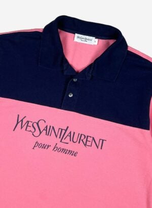Vintage Yves Saint Laurent Poloshirt pink