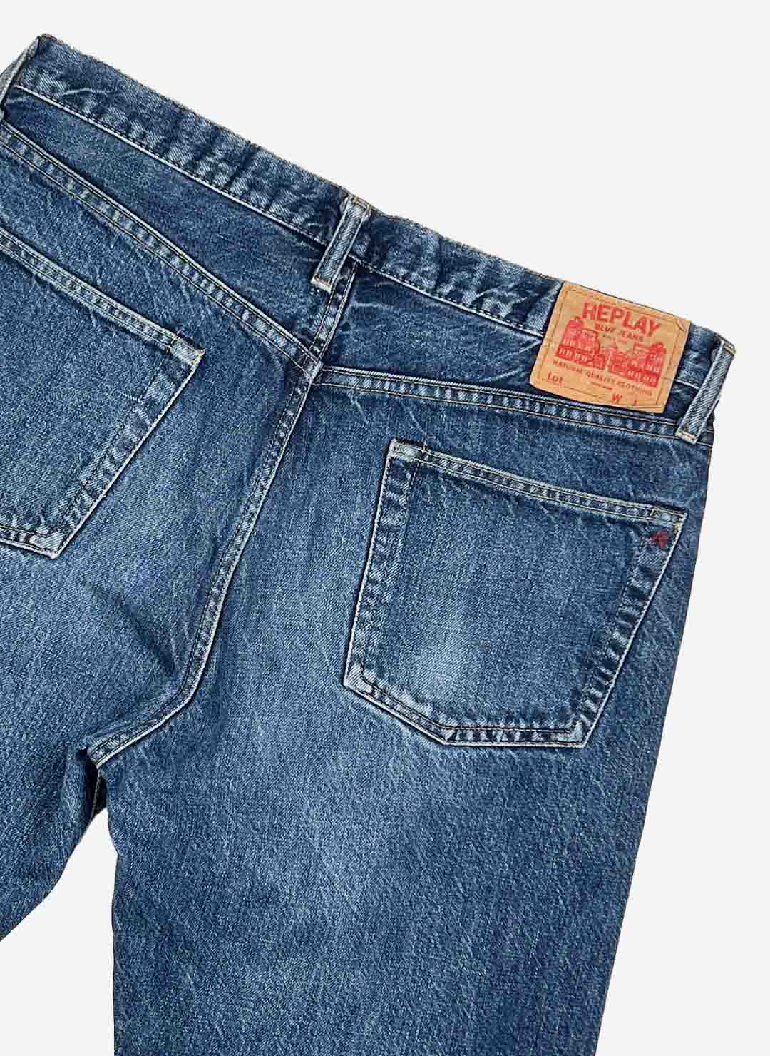 Vintage Replay Jeans Straight Fit washed – Bild 3