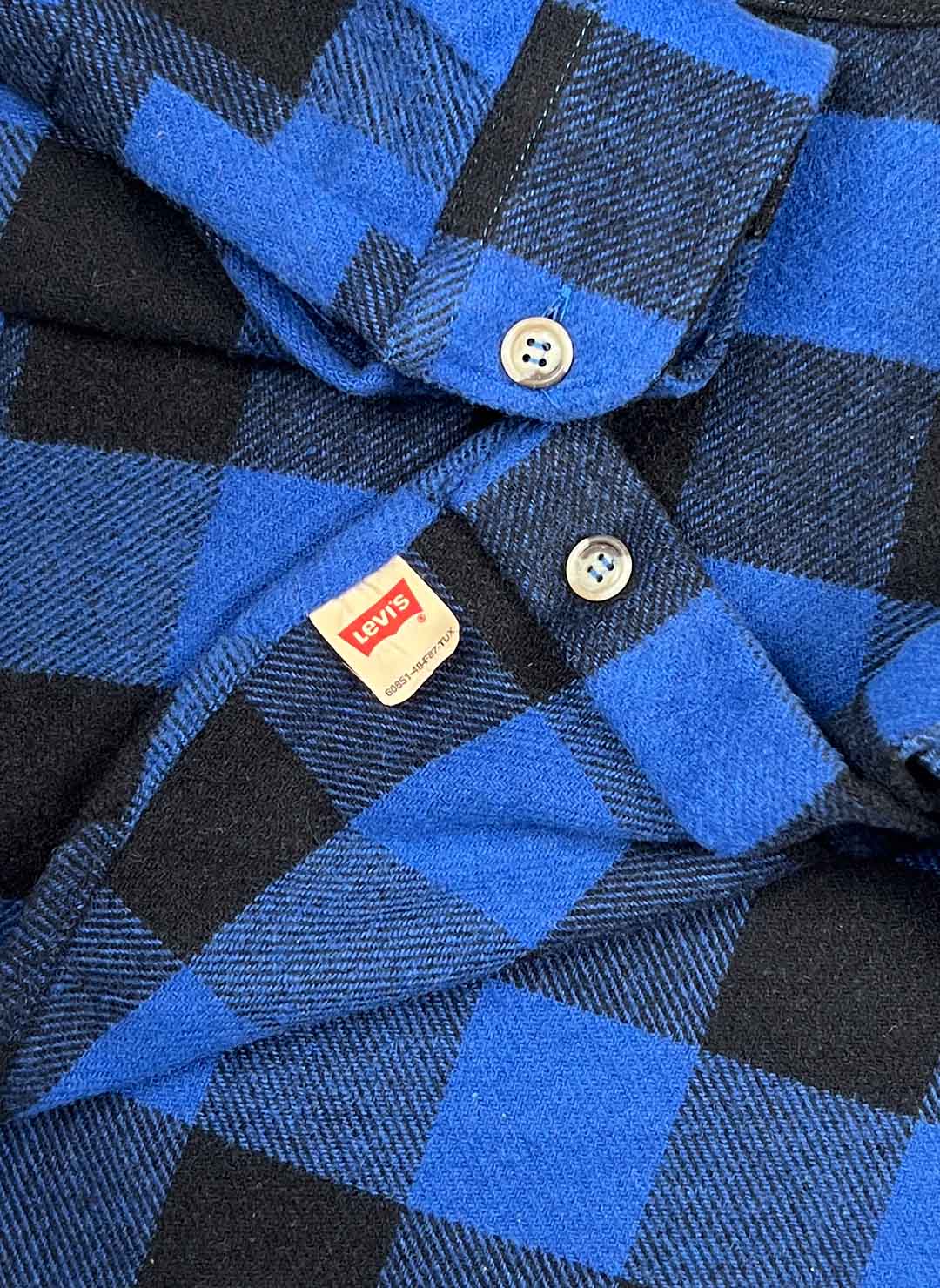 Vintage 70s Levi's Wollhemd – Bild 3