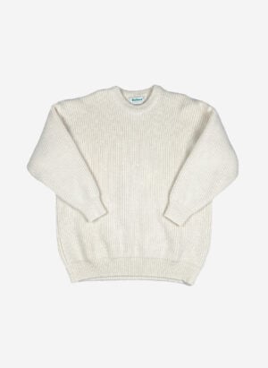Barbour Heavy Wollpullover creme
