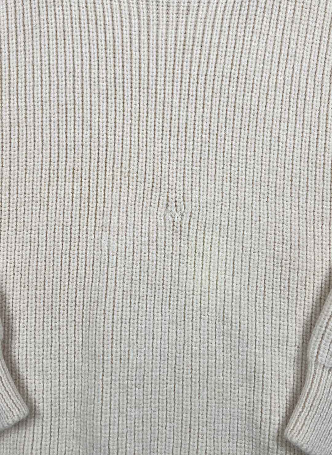 Barbour Heavy Wollpullover creme – Bild 4