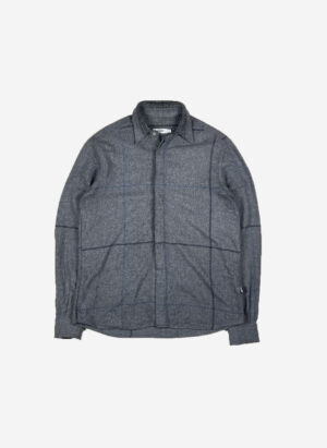 Vintage Moschino Wollhemd grau