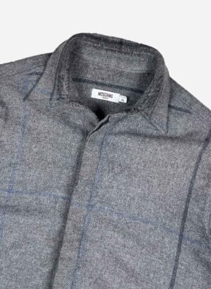 Vintage Moschino Wollhemd grau