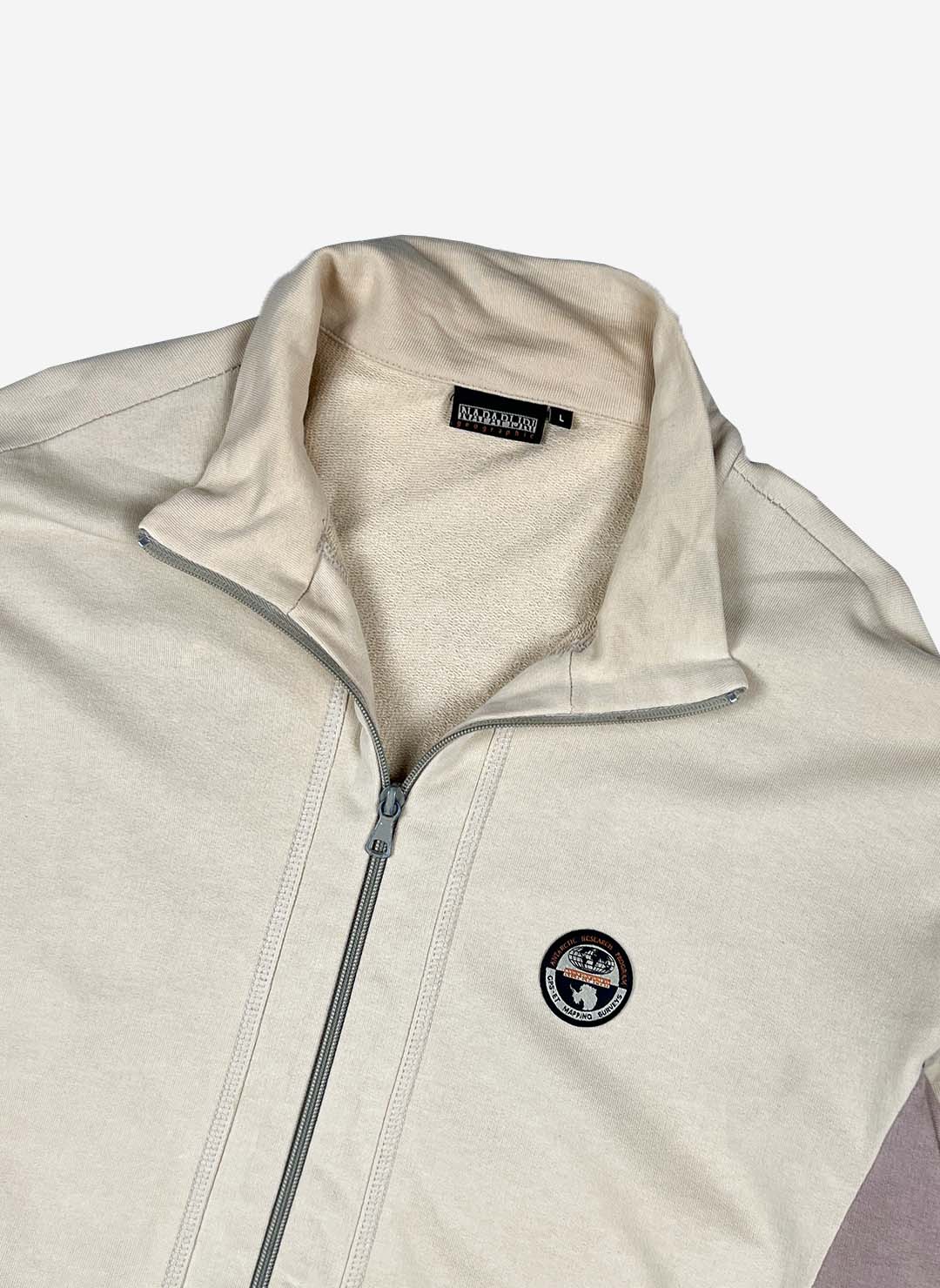 Vintage Napapijri Zipper beige – Bild 2