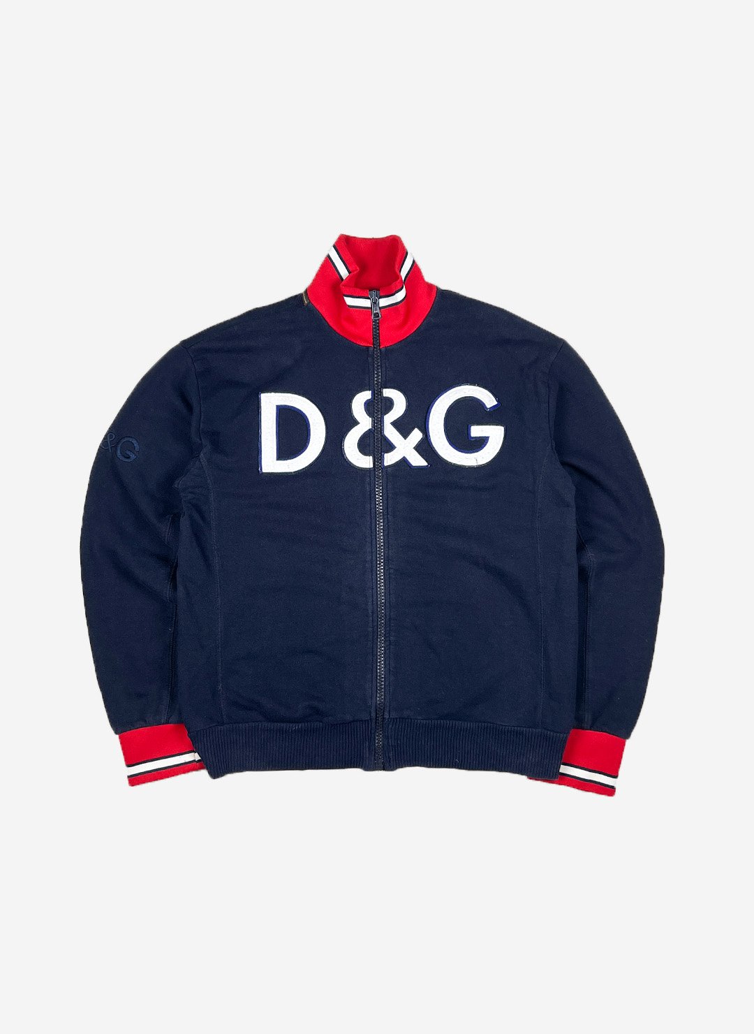 Vintage Dolce & Gabbana Bootleg Zipper navy