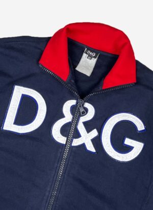 Vintage Dolce & Gabbana Bootleg Zipper navy