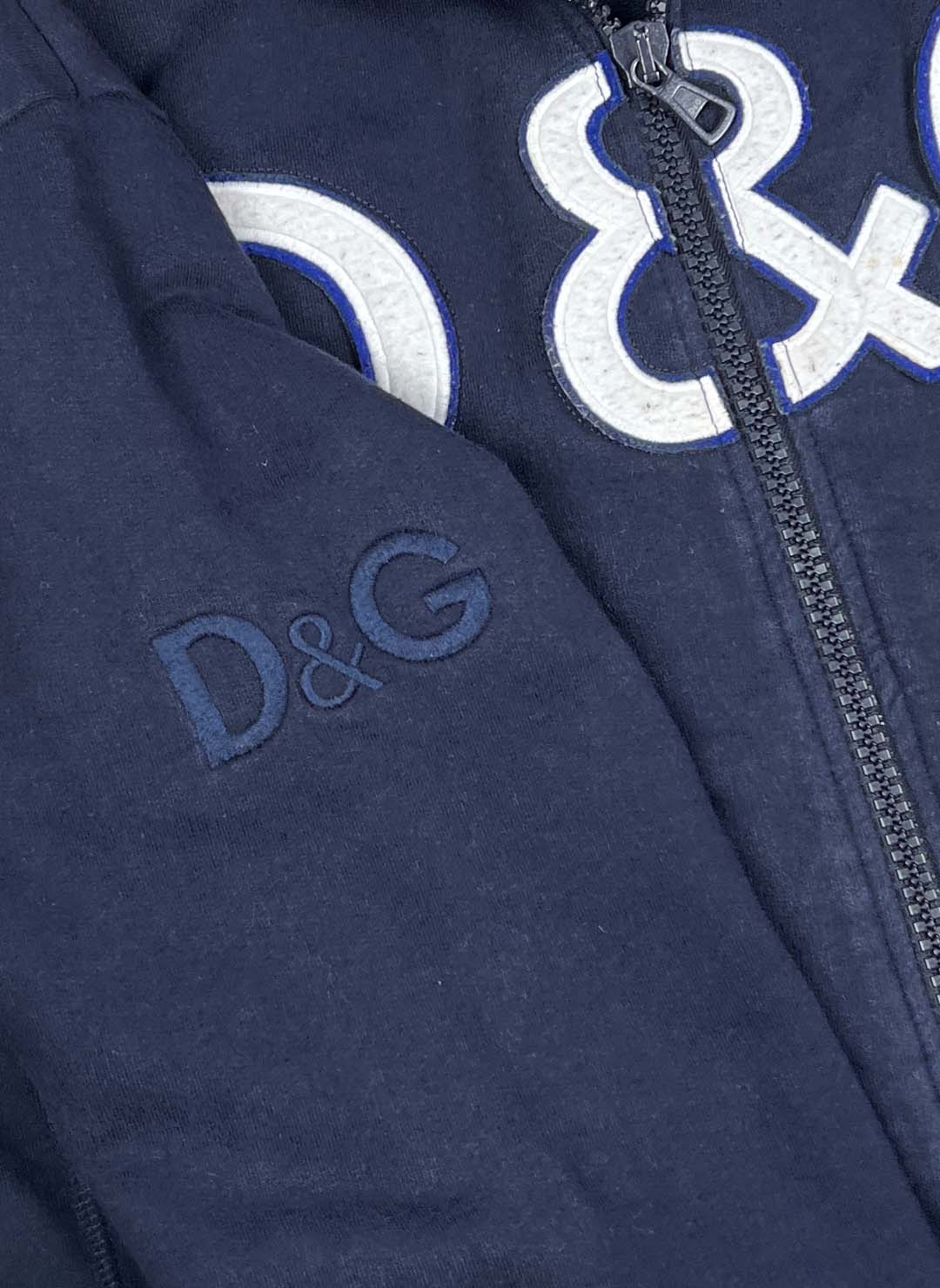 Vintage Dolce & Gabbana Bootleg Zipper navy – Bild 3