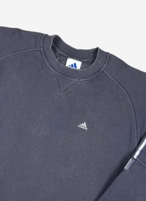Vintage Y2K Adidas Sweater grau