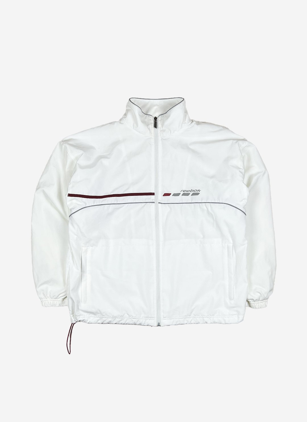 Vintage Y2K Reebok Trackjacket weiß