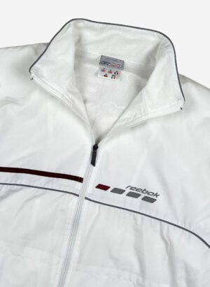 Vintage Y2K Reebok Trackjacket weiß
